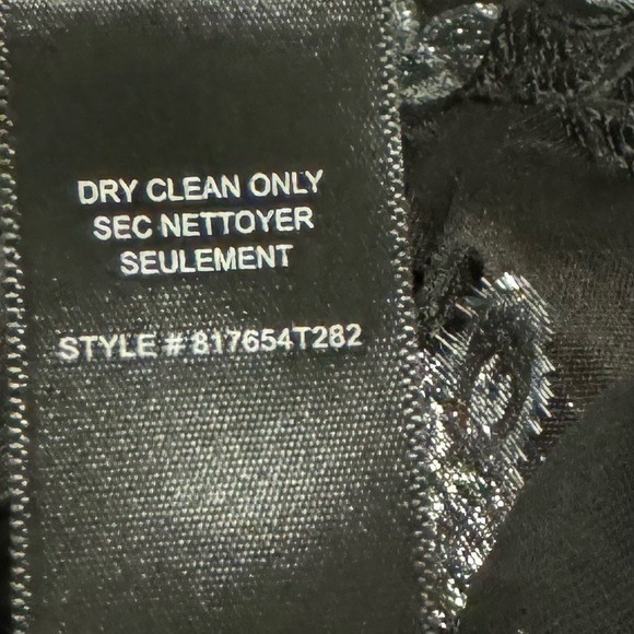 Rebecca Taylor Organza Velvet Sleeveless Peplum Top - Size 10 - Picture 12 of 12